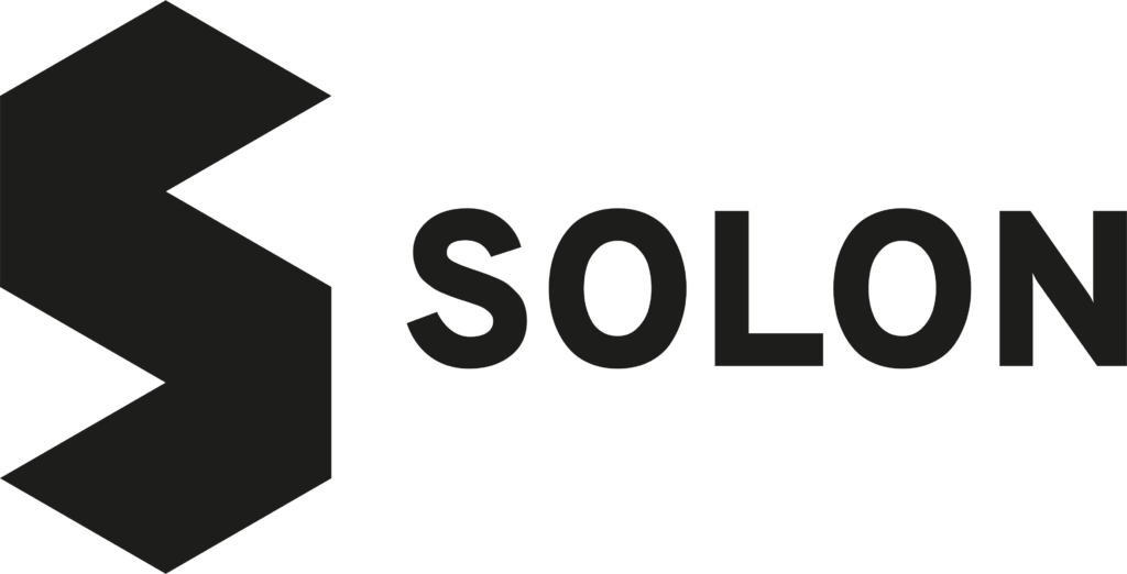 Logo SOLON schwarz, Weiterleitung zur Seite/Shop