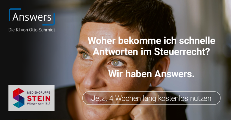 Digitalisierung im Steuerrecht mit der KI von Otto Schmidt Answers